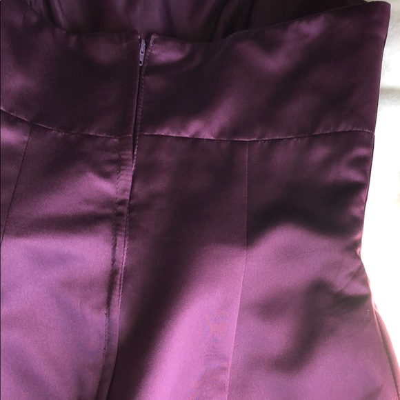 Studio 17 Strapless Mermaid Dress in Plum 2389-S - Picture 8 of 9